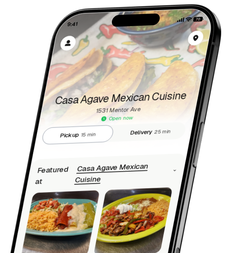 Casa Agave Mexican Cuisine app preview