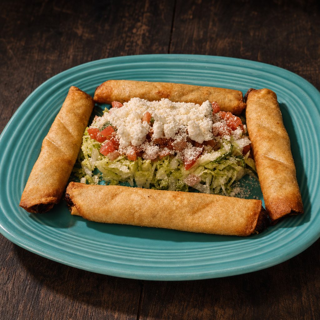 Taquitos Dorados ( Flautas).