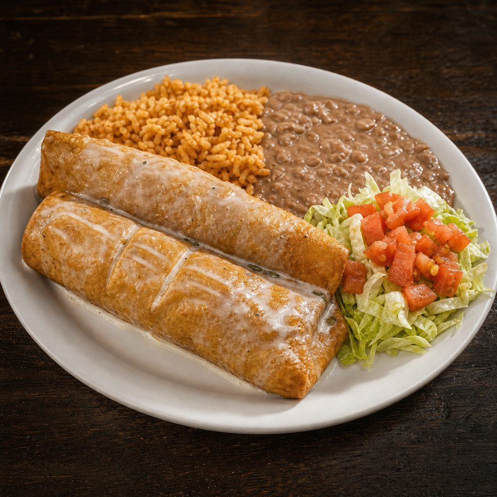 Lunch Chimichanga.