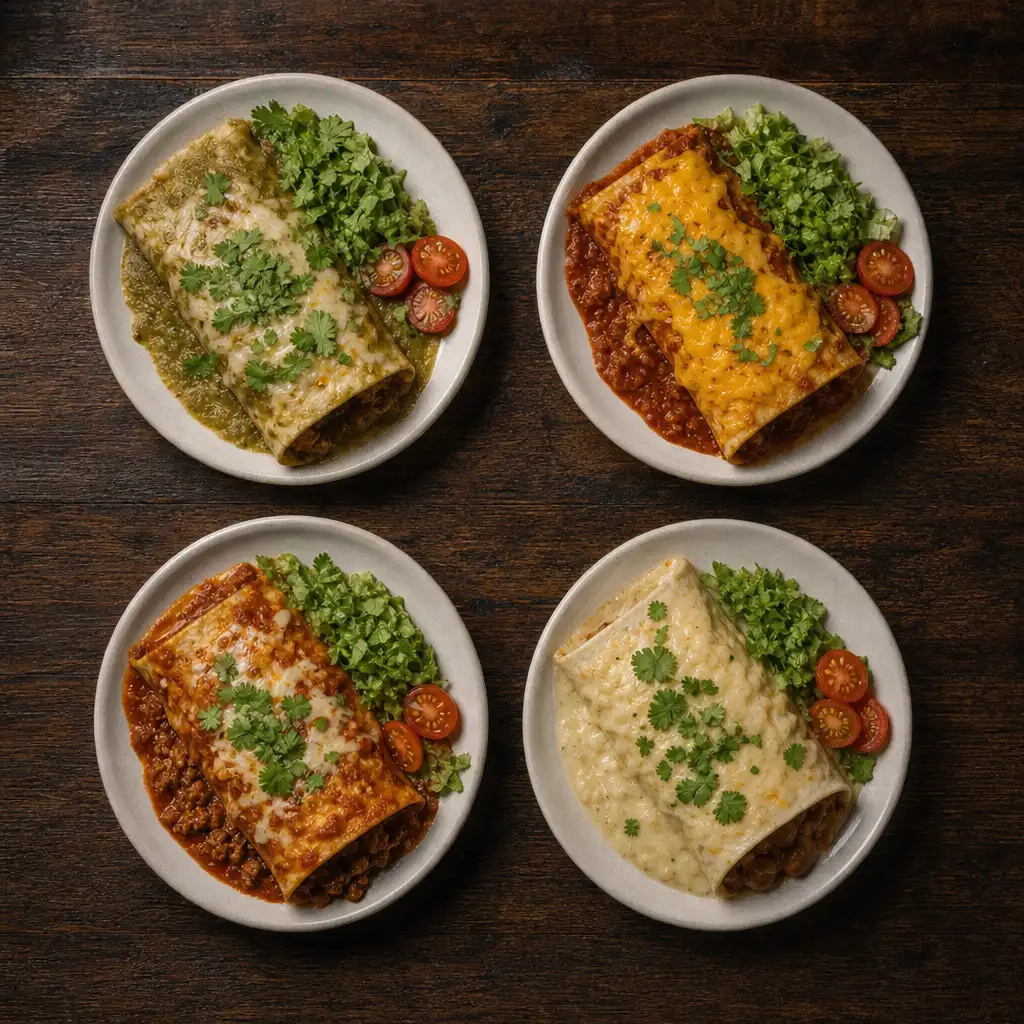 Enchiladas Sampler.
