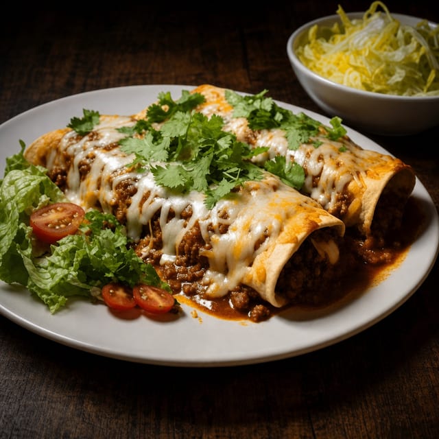 Seafood Enchiladas.