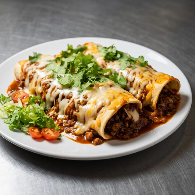 Seafood Enchiladas.